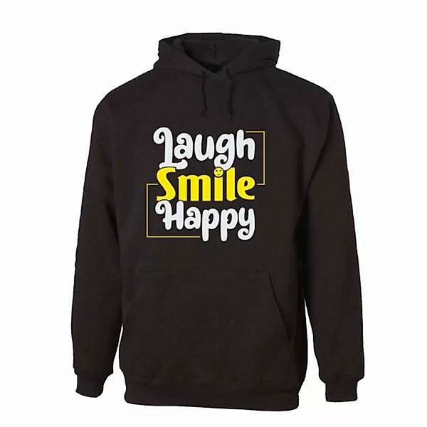 G-graphics Hoodie Laugh Smile Happy mit trendigem Frontprint, Aufdruck auf günstig online kaufen