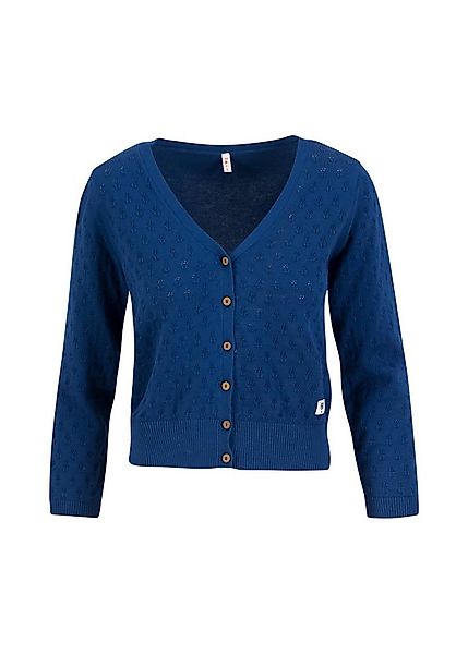 Blutsgeschwister Strickjacke - Strickcardigan Damen Baumwolle - Ajour Lochm günstig online kaufen