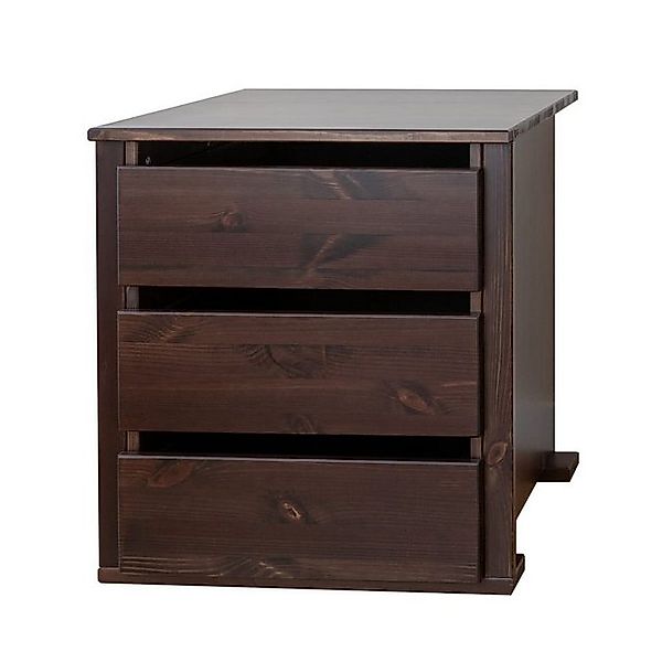 Natur24 Kleiderschrank Rosalie Kleiderschrank-Modul 3S Kiefer Massiv Modul günstig online kaufen