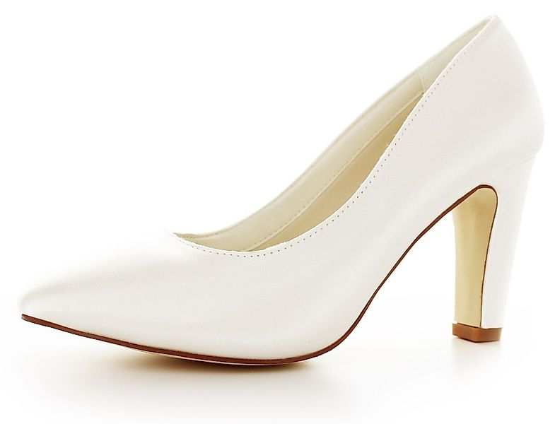 White Lady 885 ivory - einfärbbare Satin-Brautschuhe Pumps günstig online kaufen