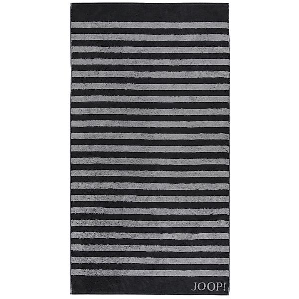 JOOP! Classic - Stripes 1610 - Farbe: Schwarz - 90 - Duschtuch 80x150 cm günstig online kaufen