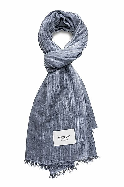 Replay Schal, mit ausgefransten Kanten günstig online kaufen