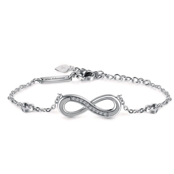 Kim Johanson Fußkette Infinity aus Edelstahl günstig online kaufen