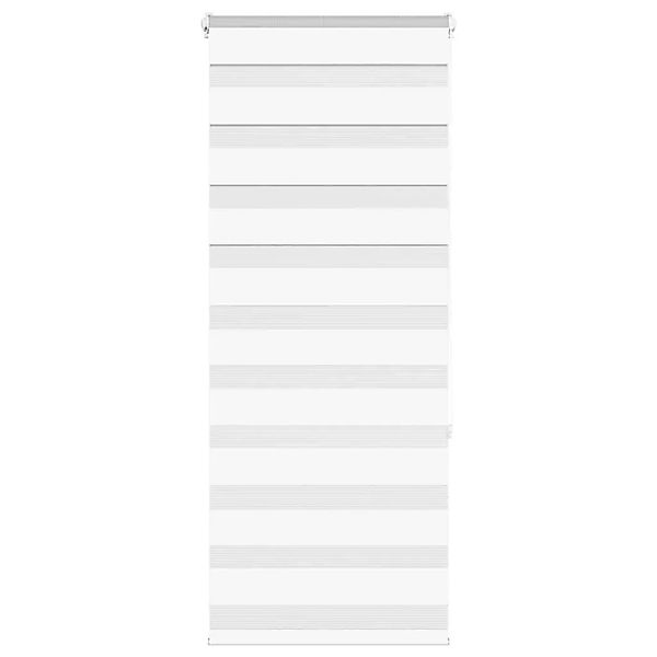 vidaXL Doppelrollo Weiß 65x150 cm Stoffbreite 60,9 cm Polyester 4014748 günstig online kaufen