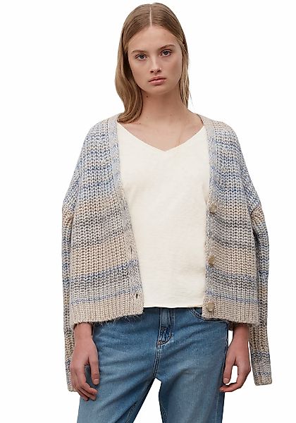 Marc OPolo DENIM T-Shirt, mit abgerundetem V-Neck günstig online kaufen