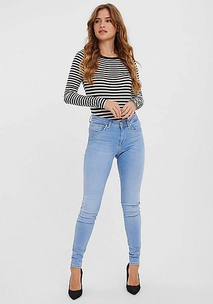 Vero Moda Skinny-fit-Jeans VMLUX MR SLIM JEANS RI371 günstig online kaufen