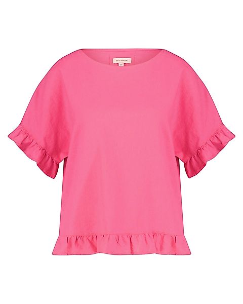 Kate Storm Rüschenbluse Damen Bluse Kurzarm günstig online kaufen