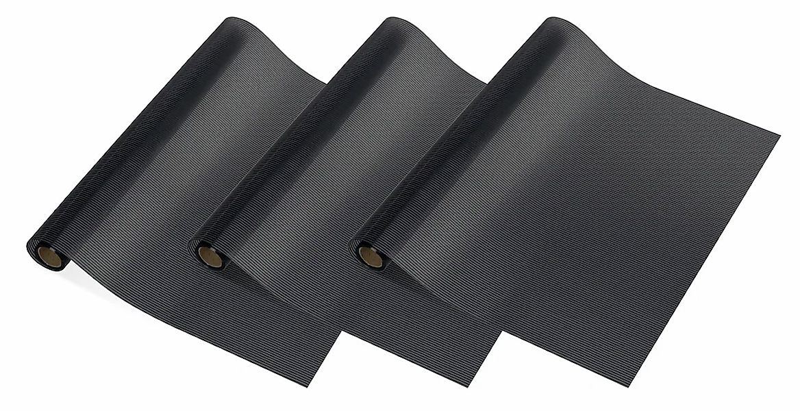 WENKO Schubladenmatte "Modell schwarz" Set, 3 Stk. tlg. günstig online kaufen