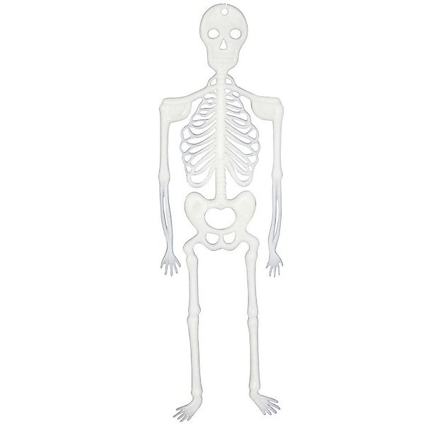MICA Dekofigur Skelette - Glow in the dark - ca. 30 cm hoch - 4 Stück günstig online kaufen