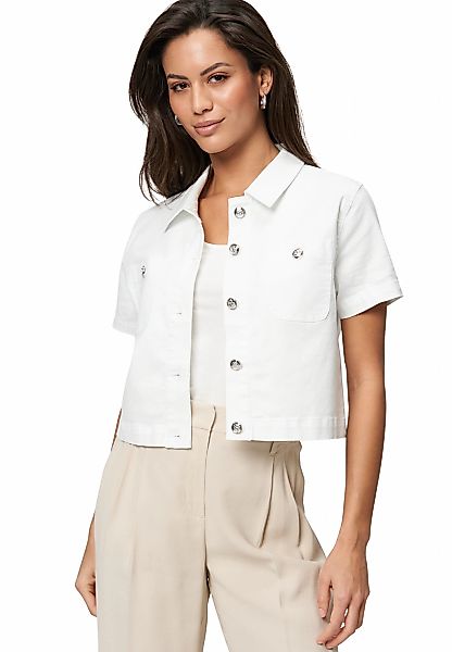 Zero Jackenblazer "zero Damen Jacke kurzarm mit Knopfleiste", Knopfleiste günstig online kaufen