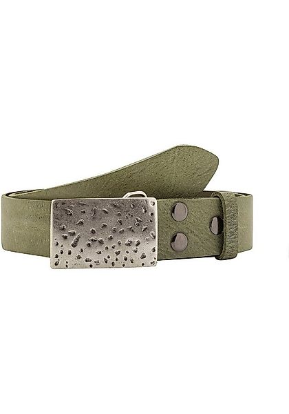 Rettungsring Gürtel Ledergürtel mit austauschbarer Schließe »Wolke Silber« günstig online kaufen