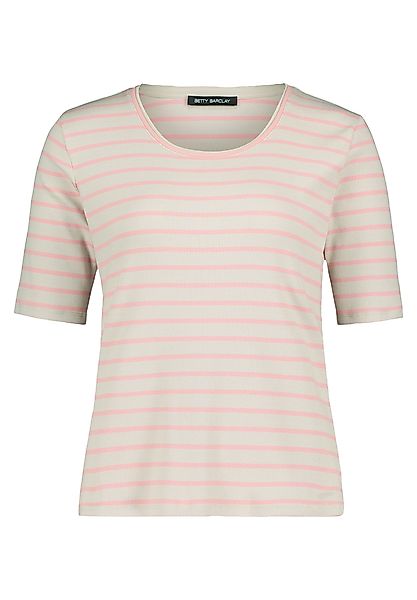 Betty Barclay Kurzarmshirt "Betty Barclay Damen Basic Shirt mit Rippenstruk günstig online kaufen