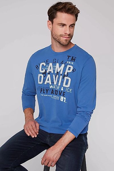 CAMP DAVID Langarmshirt, aus Baumwolle günstig online kaufen