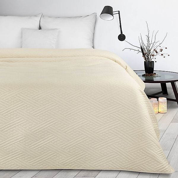 Design91 Tagesdecke Bettrüberwurf Steppdecke Allzweckdecke, Gesteppte günstig online kaufen