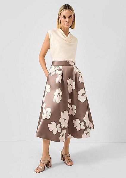 s.Oliver Midirock Rock Satin-Midirock mit Bundfalten und Seitentaschen günstig online kaufen