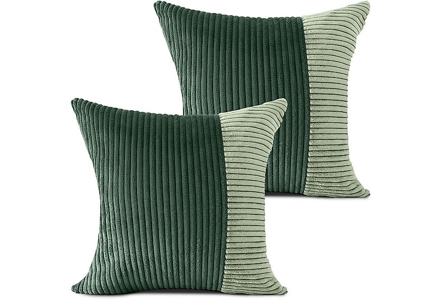 Amilian Dekokissen 2er Set - Kissen mit Füllung & Bezug - Zierkissen Set 2 günstig online kaufen