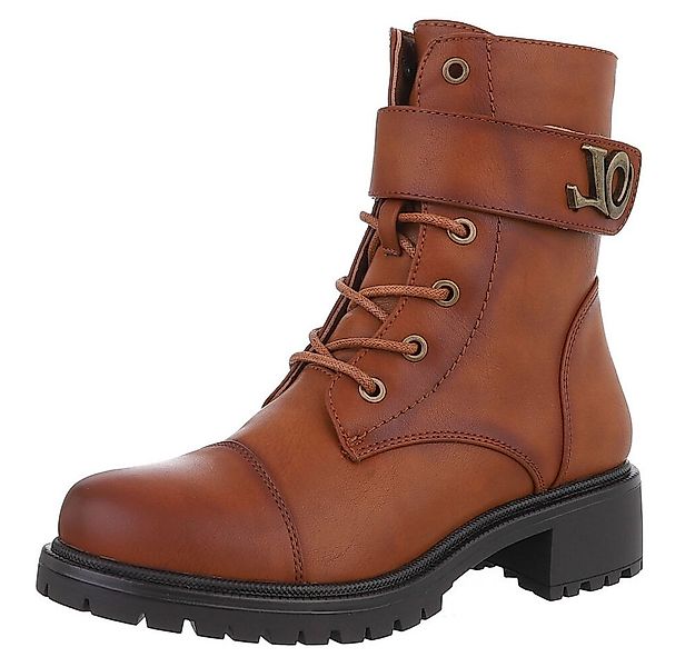 Ital-Design Damen Schnürschuhe Freizeit Schnürstiefelette (88577610) Blocka günstig online kaufen