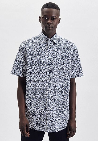 seidensticker Businesshemd "Regular" Regular 1/2 Kentkragen Druck günstig online kaufen