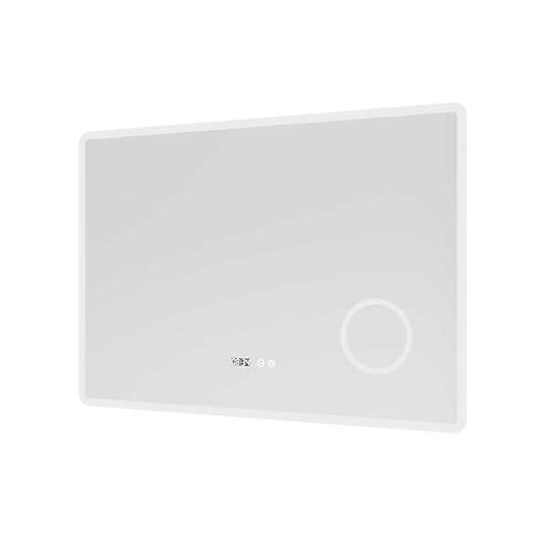 Aquabatos Badezimmerspiegel mit Beleuchtung 100 x 70 cm LED Badspiegel mit günstig online kaufen