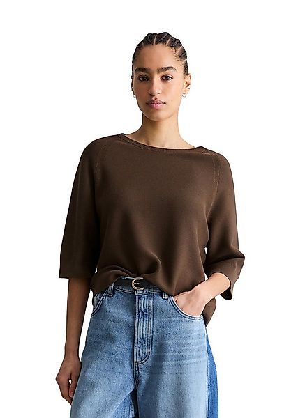 Marc O'Polo DENIM Rundhalspullover 3/4 Arm, locker geschnitten günstig online kaufen