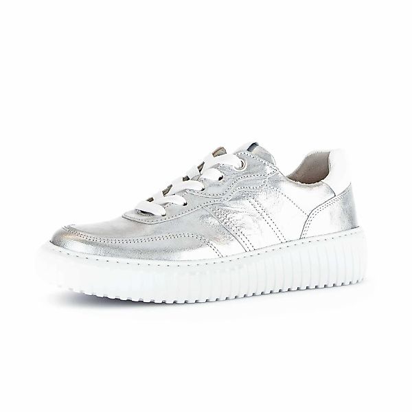 Gabor Sneaker "Sneaker low Materialmix Leder" günstig online kaufen