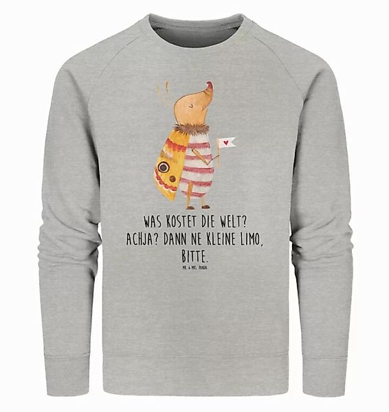 Mr. & Mrs. Panda Longpullover Nachtfalter Fähnchen Größe XXL - Heather Grey günstig online kaufen