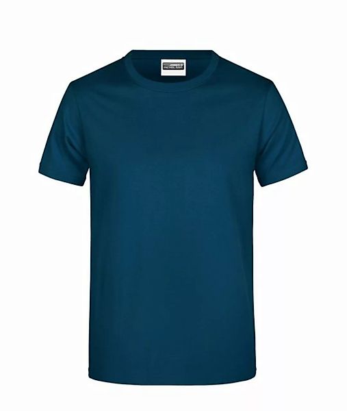 James & Nicholson T-Shirt Klassisches Herren T-Shirt in leichter Single-Jer günstig online kaufen