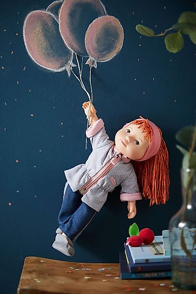 Haba Puppenkleidung Zubehör für Stoffpuppe Kleiderset Pünktchen Parka 13065 günstig online kaufen