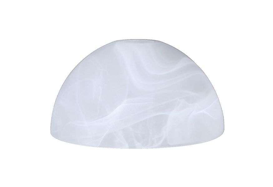 Home4Living Lampenschirm Lampenglas Ersatzglas Alabasterglas weiß Ø 172mm L günstig online kaufen