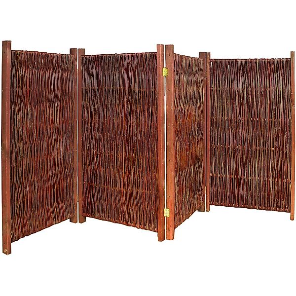 NOOR Paravent Weide - mehrteilig - klappbar - Sichtschutz-Module (4 St), au günstig online kaufen