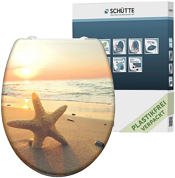 Schütte WC-Sitz Star, Duroplast, mit Absenkautomatik günstig online kaufen
