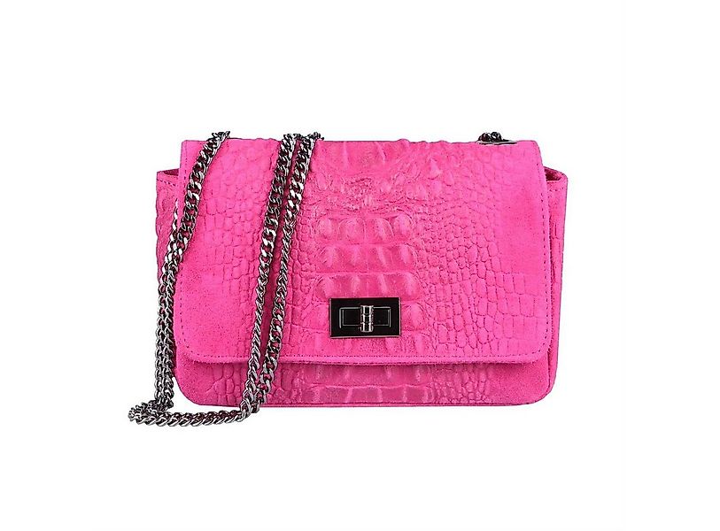 ITALYSHOP24 Schultertasche Made in Italy Damen Leder Tasche CrossOver, mit günstig online kaufen