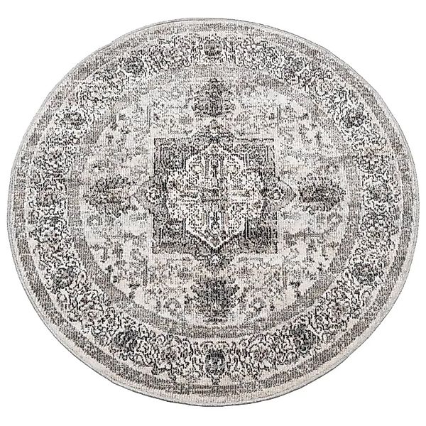 vidaXL Teppich ARBIZU Indoor und Outdoor Vintage-Design Ø 120 cm 375716 günstig online kaufen