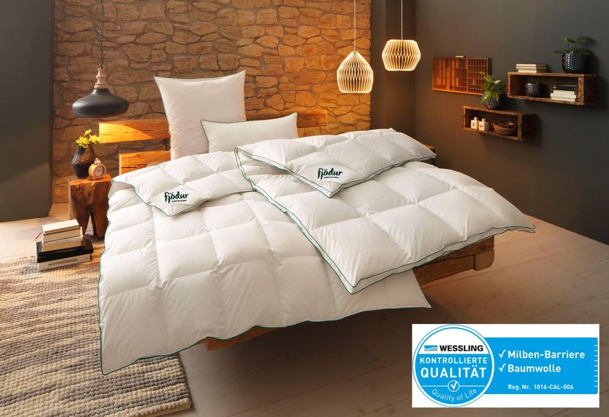 fjödur Daunenbettdecke + Kopfkissen "Fee" günstig online kaufen