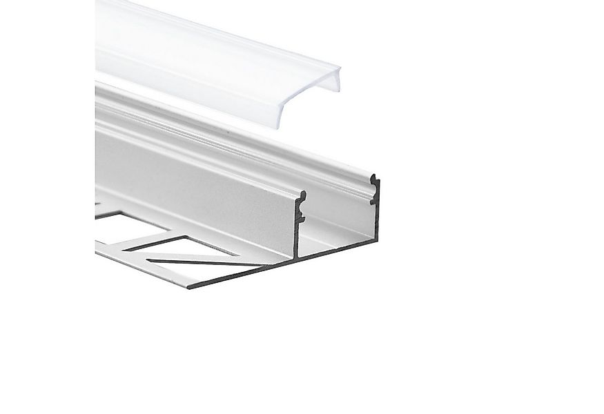 tktrading24 LED-Stripe-Profil GX-FP2 LED Premium Alu Fliesenprofil 10mm sil günstig online kaufen