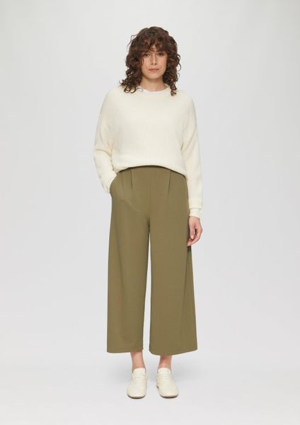 QS Culotte Hose Culotte aus Interlockjersey günstig online kaufen