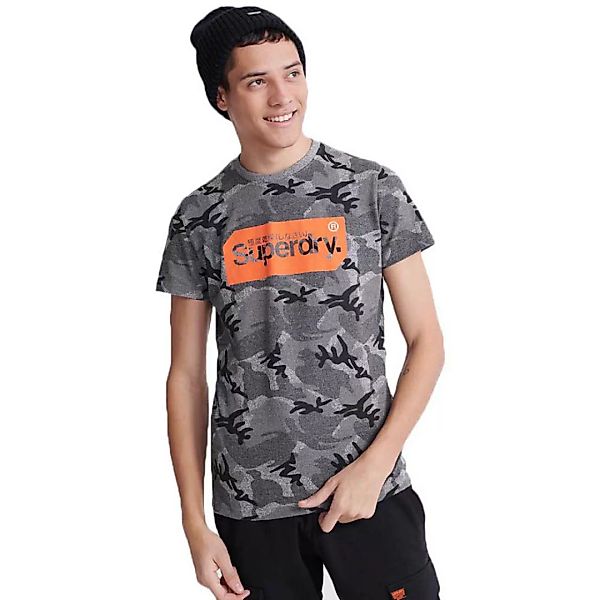 Superdry Core Logo Tag Kurzarm T-shirt M Snow Camo günstig online kaufen