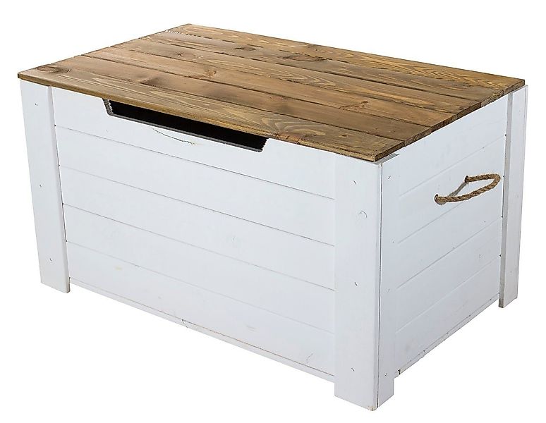 Kistenkolli Altes Land Allzweckkiste Holztruhe Pascale mit Deckel Schatztru günstig online kaufen