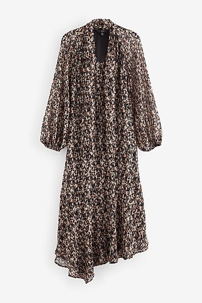 Next Midikleid Asymmetrisches Midikleid mit langen günstig online kaufen