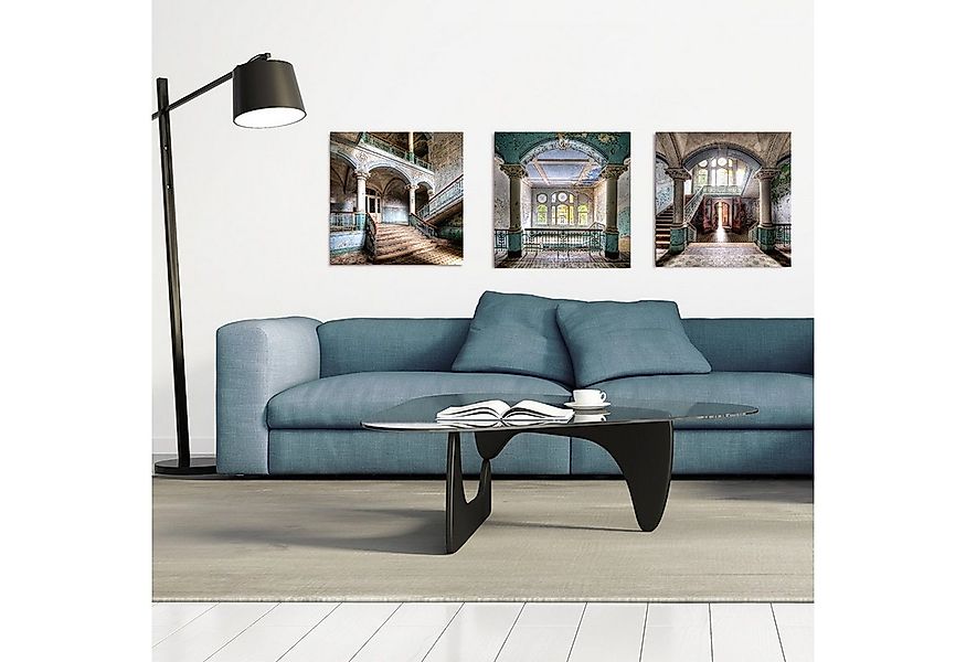 artissimo Glasbild Glasbild 50x50cm Bild aus Glas Wanddeko Wohnzimmer Lost günstig online kaufen