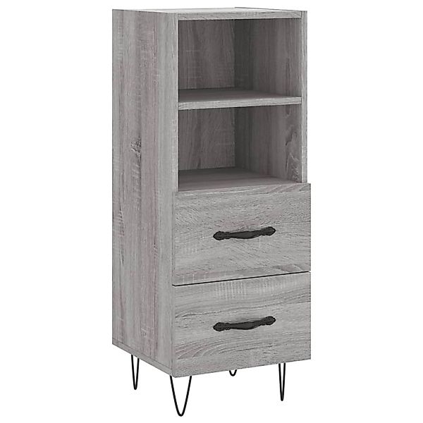 vidaXL Sideboard Grau Sonoma 34,5x34x90 cm Holzwerkstoff 828666 günstig online kaufen