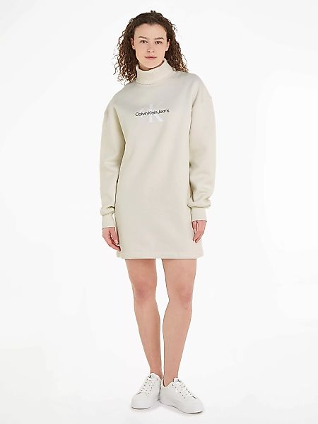 Calvin Klein Jeans Sweatkleid "MONOLOGO ROLL NECK DRESS" günstig online kaufen