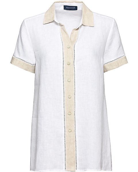 Highmoor Kurzarmbluse Leinenbluse günstig online kaufen