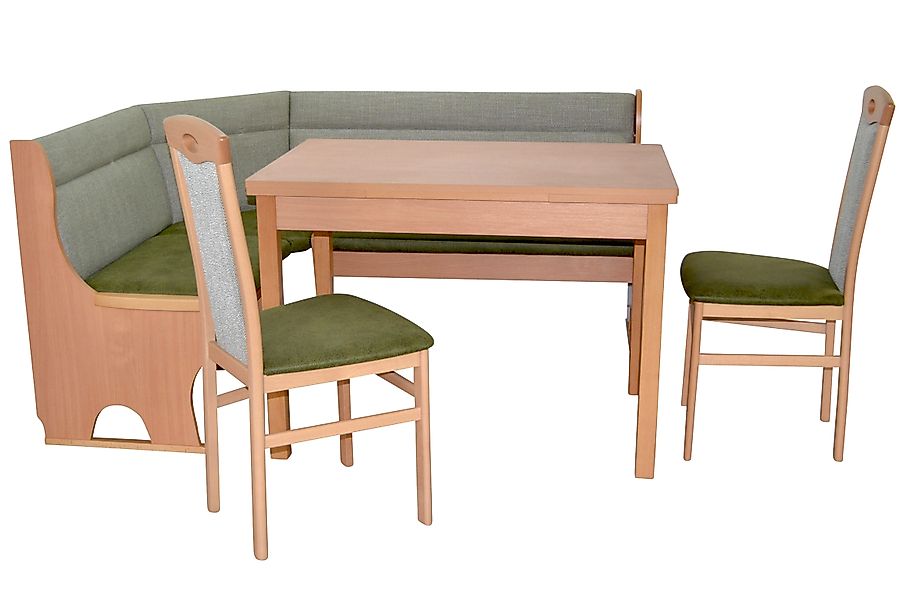 moebel-direkt-online Eckbankgruppe 4tlg. Eckbankgruppe, Schenkelmaß 125x125 günstig online kaufen