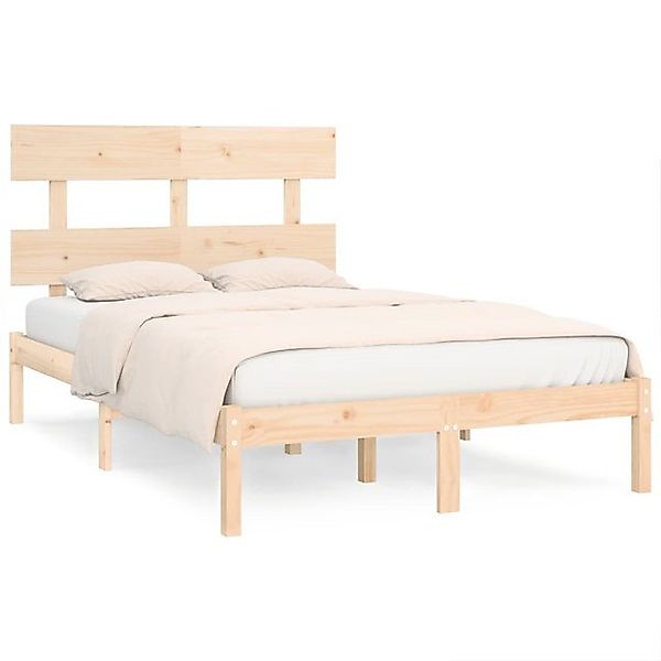 vidaXL Bettgestell, Massivholzbett 140x200 cm günstig online kaufen