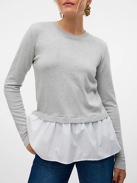 Vero Moda Rundhalspullover VMJOSE LS O-NECK günstig online kaufen