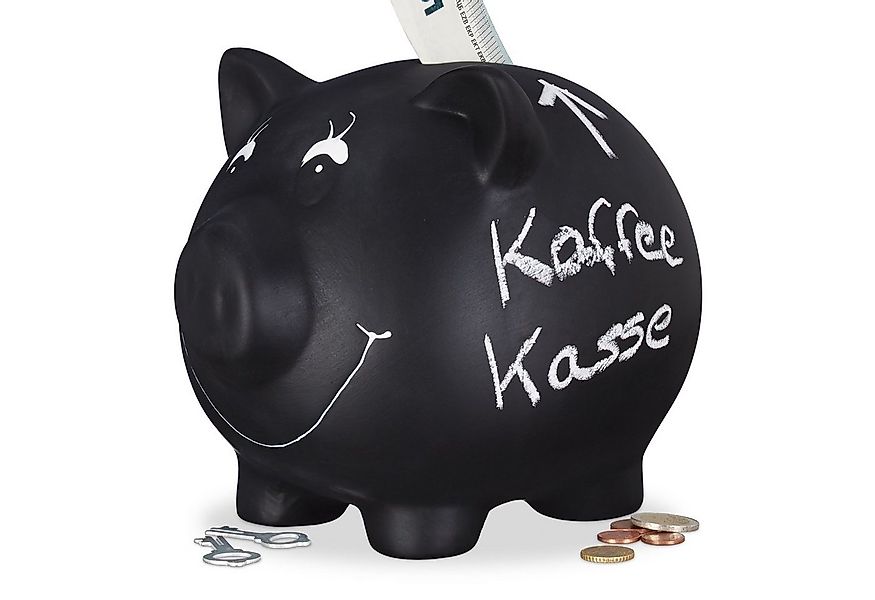 relaxdays Spardose Sparschwein zum Beschriften günstig online kaufen