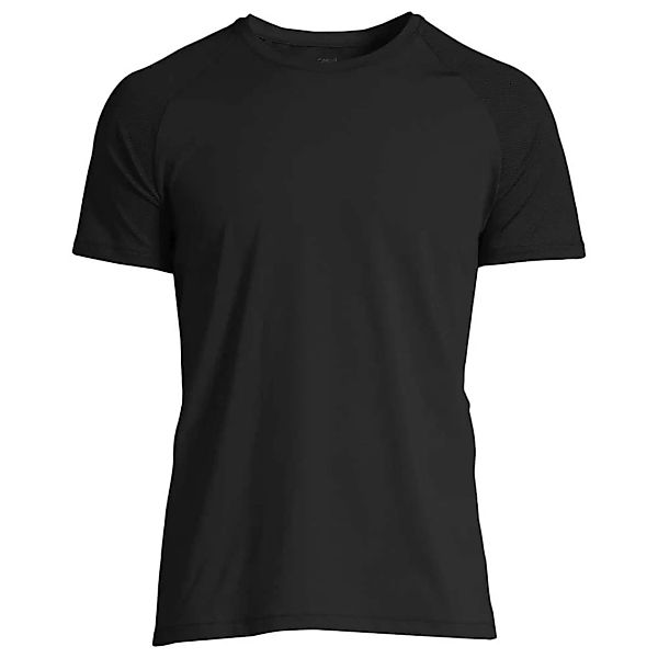 Casall Structured Kurzärmeliges T-shirt L Black günstig online kaufen