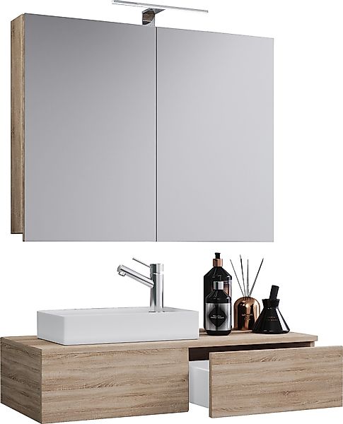 VCM Waschtisch 3-tlg Gäste WC Waschplatz günstig online kaufen