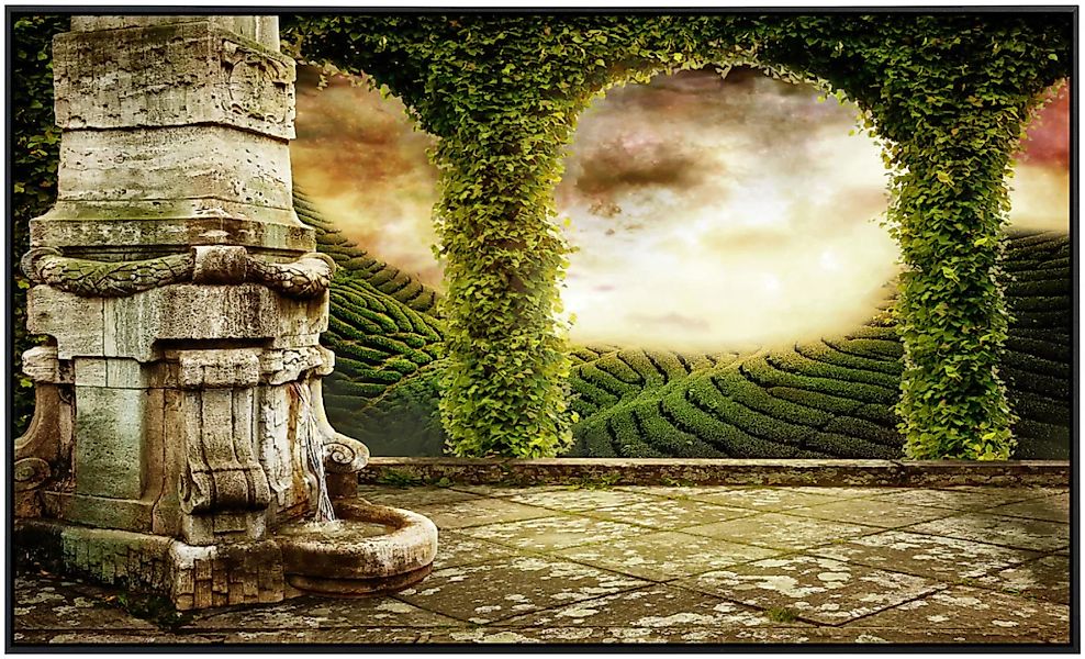 Papermoon Infrarotheizung »Mystische Landschaftsansicht«, sehr angenehme St günstig online kaufen